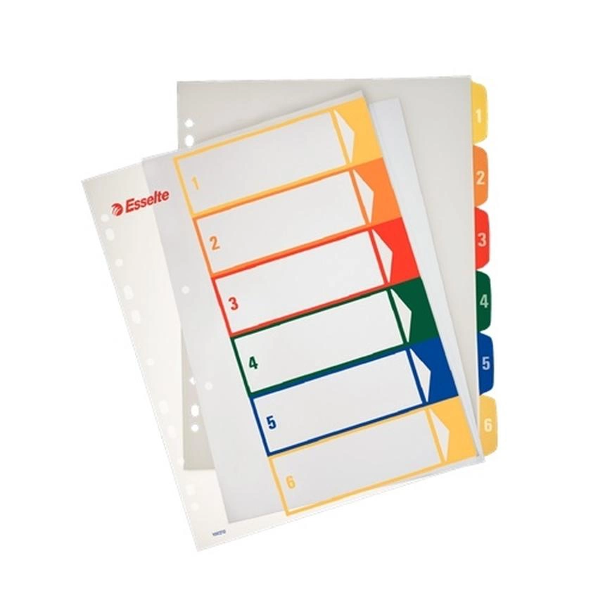 PRZEKŁADKI PLASTIKOWE Z MOŻLIWOŚCIĄ NADRUKU NA KARCIE ESSELTE