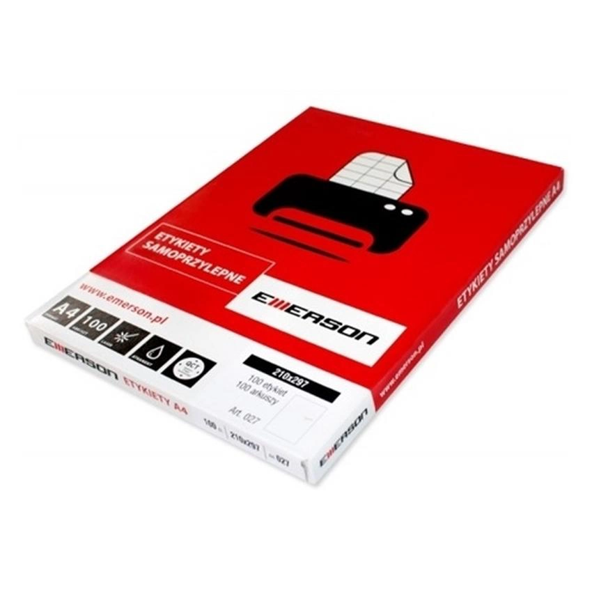 ETYKIETY SAMOPRZYLEPNE EMERSON