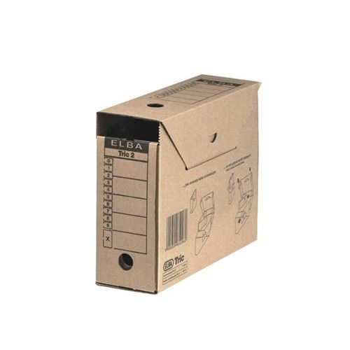 PUDŁO ARCHIWIZACYJNE NA TECZKI ZAWIESZKOWE TRIC 2 ELBA
