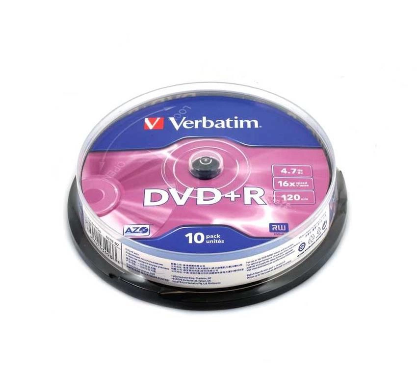 PŁYTY DVD+R VERBATIM 4,7GB