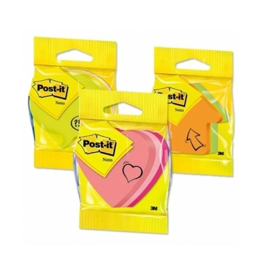 KOSTKI SAMOPRZYLEPNE POST-IT KSZTAŁTY