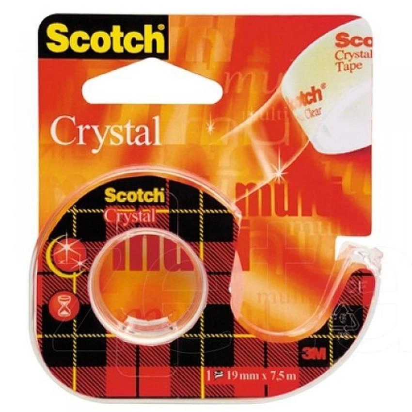 PRZEZROCZYSTA TAŚMA SAMOPRZYLEPNA SCOTCH CRYSTAL