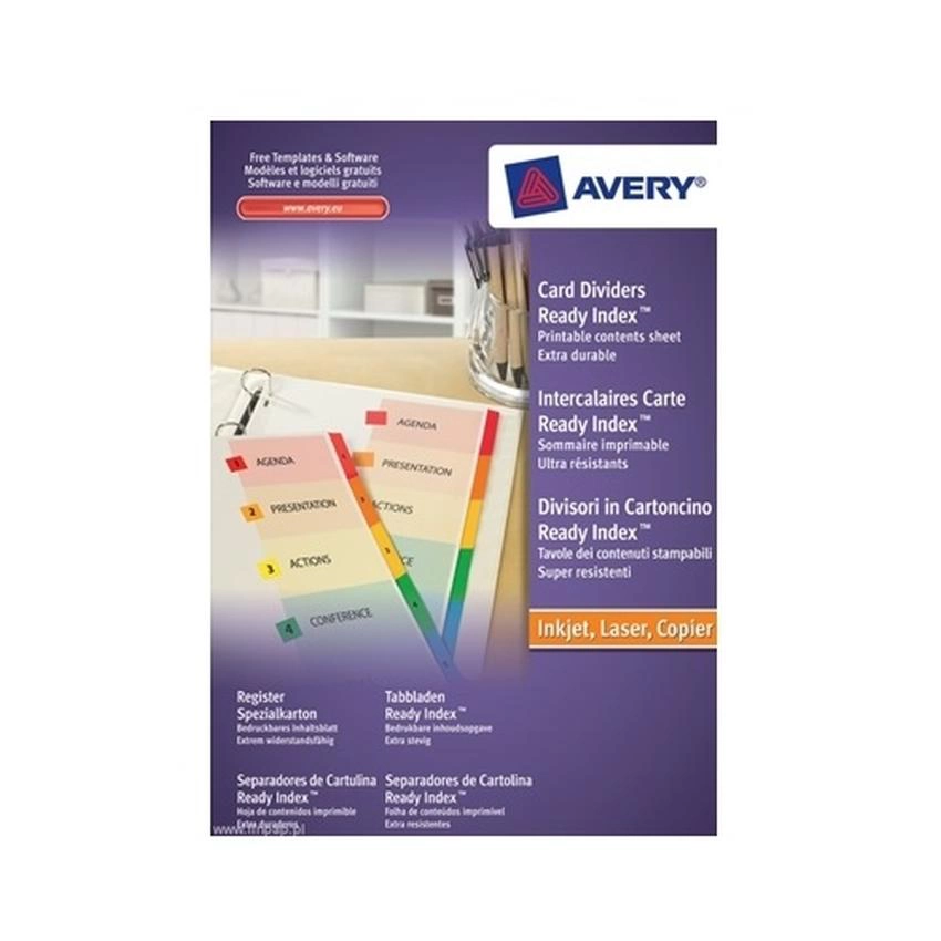 PRZEKŁADKI AVERY READY INDEX