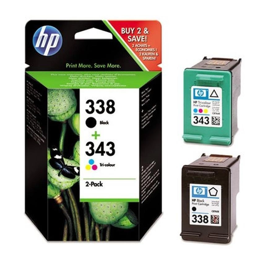 Zestaw tuszy HP 338 i 343  [SD449EE]