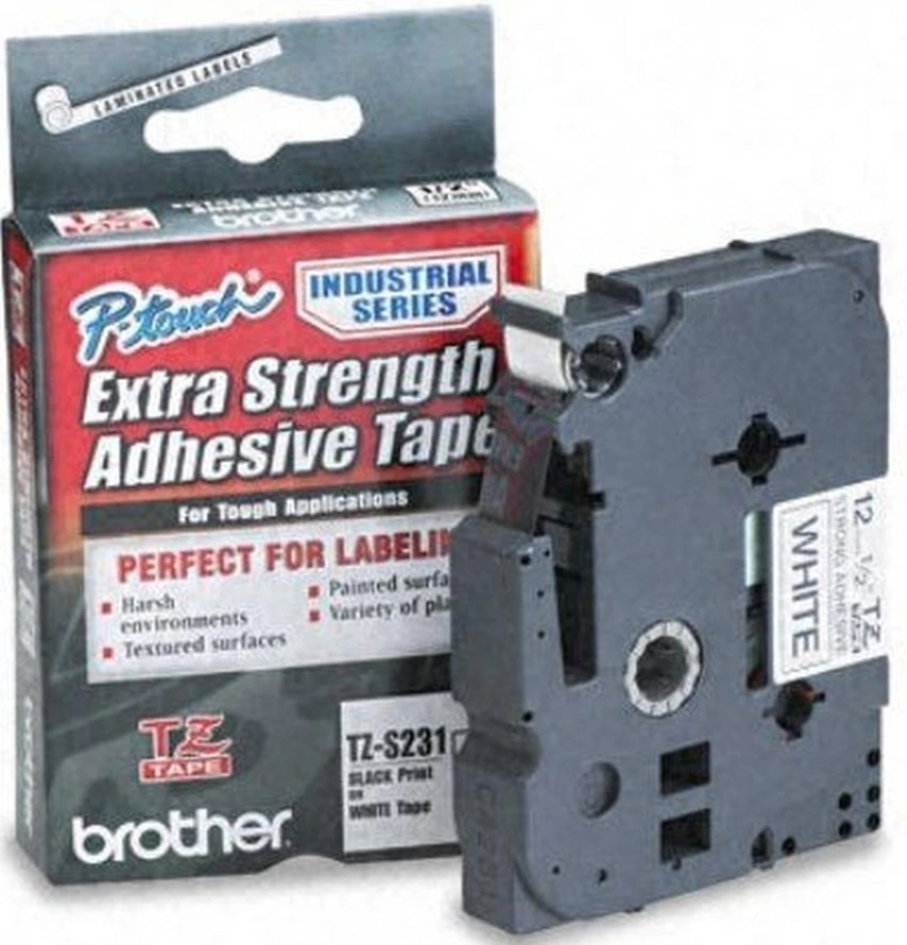 Etykiety laminowane Brother TZS231