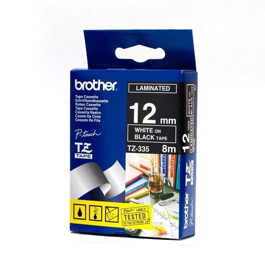 Etykiety laminowane Brother TZ335