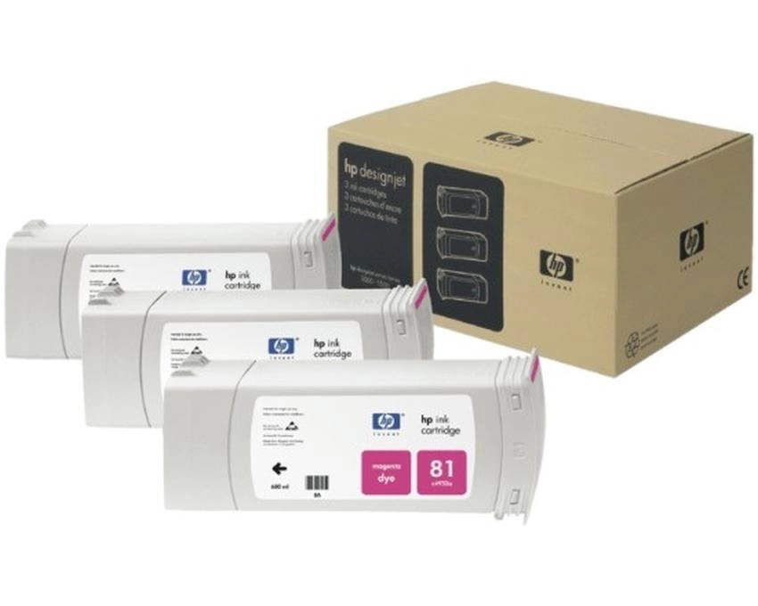 Tusz HP nr 81 trójpak [C5068A]