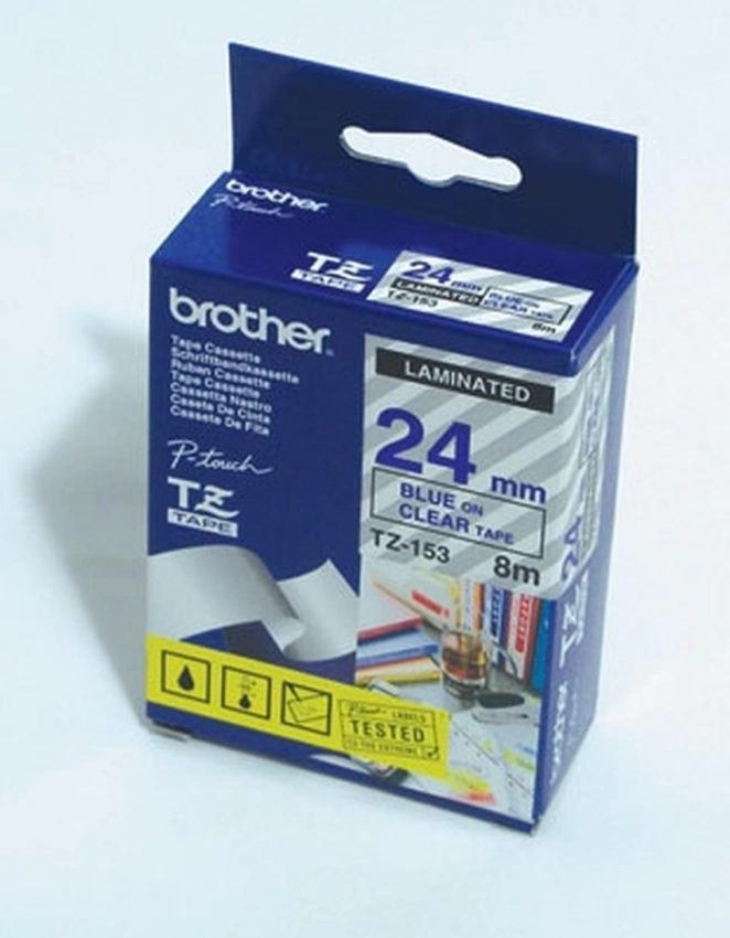 Etykiety laminowane Brother TZ153