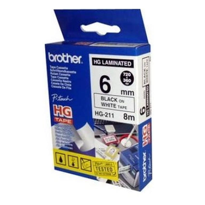 Etykiety laminowane Brother HG211