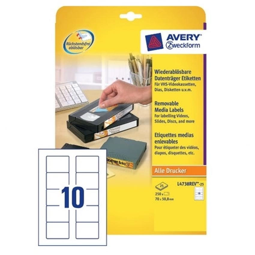 ETYKIETY NA NOŚNIKI DANYCH