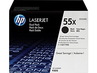 Toner HP 55X dwupak [CE255XD]