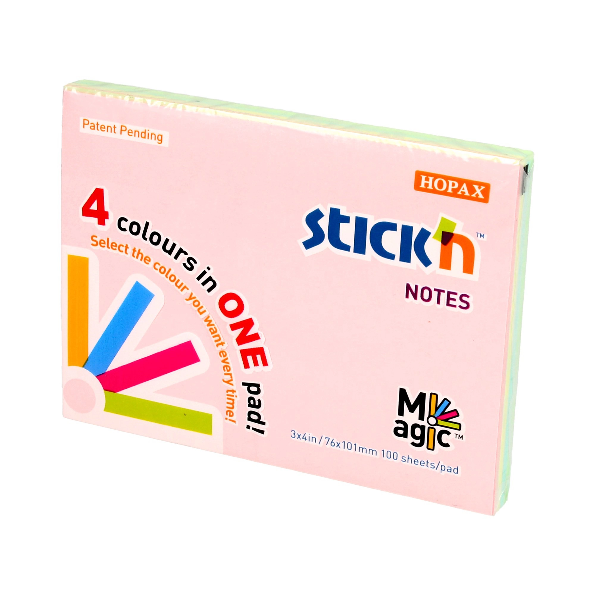 BLOCZKI SAMOPRZYLEPNE POST-IT KOLOROWE