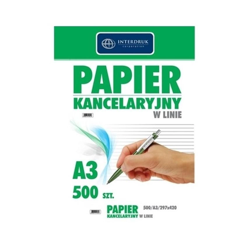 PAPIER KANCELARYJNY - PODANIOWY A3 LINIA