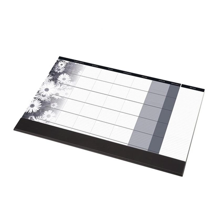 BIUWAR Z LISTWĄ OCHRONNĄ PANTA PLAST - UKŁAD MIESIĘCZNY