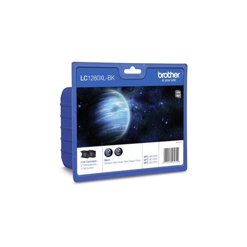 Tusz Brother LC1280XLBKBP2 dwupak