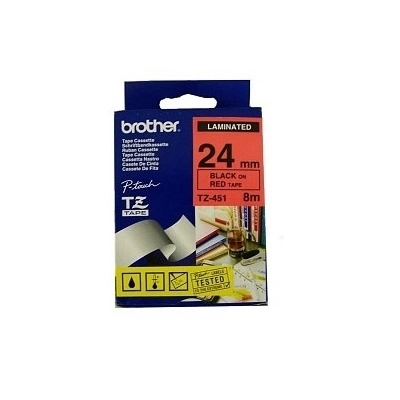 Etykiety laminowane Brother TZE451