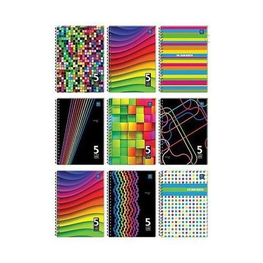 KOŁONOTATNIK Z KOLOROWYMI REGISTRAMI INTERDRUK