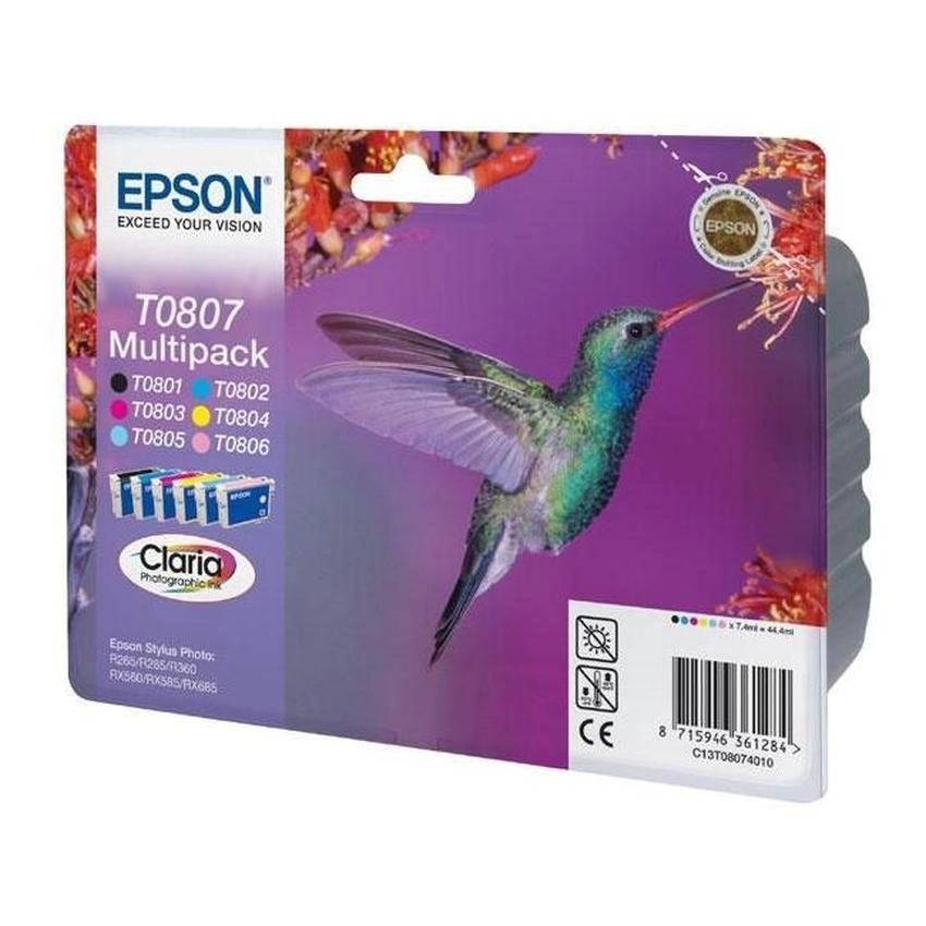 Tusz Epson T0807 [C13T08074011] Multipack
