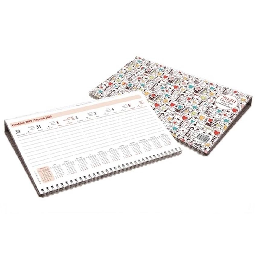 KALENDARZ LEŻĄCY NA PODSTAWCE