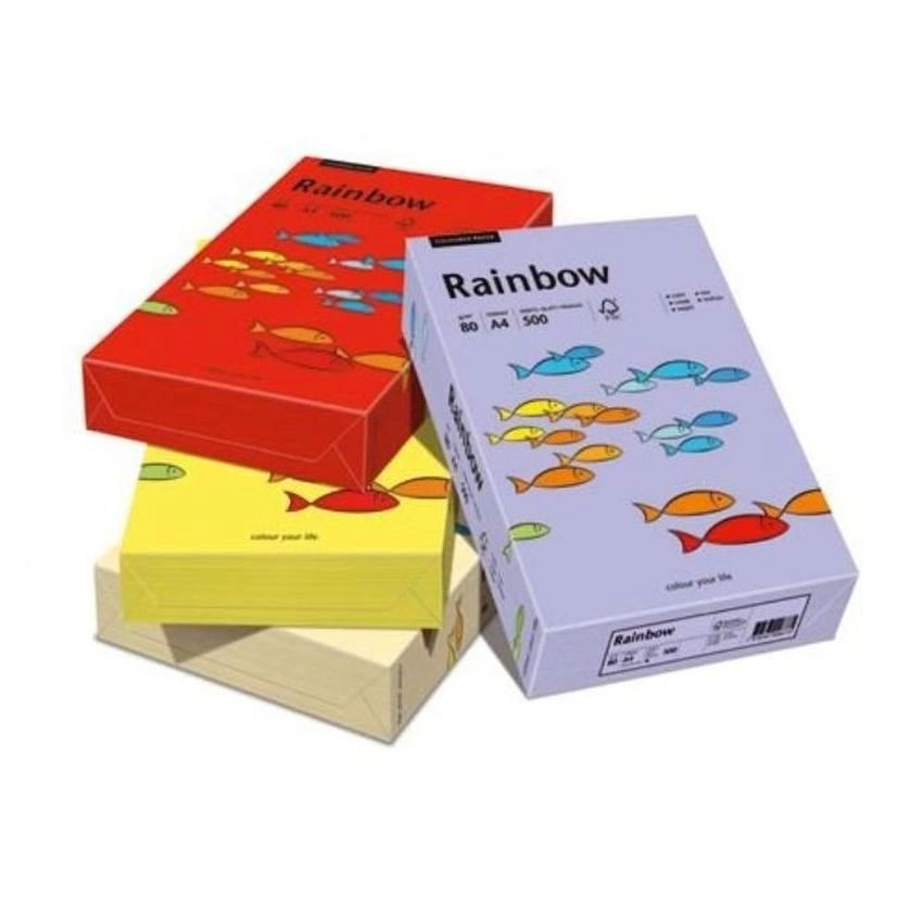 PAPIERY KOLOROWE RAINBOW A4