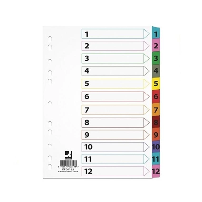 PRZEKŁADKI KARTONOWE MYLAR Q-CONNECT