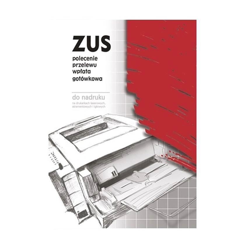 ZUS POLECENIE PRZELEWU - WPŁATA GOTÓWKOWA F-101-2