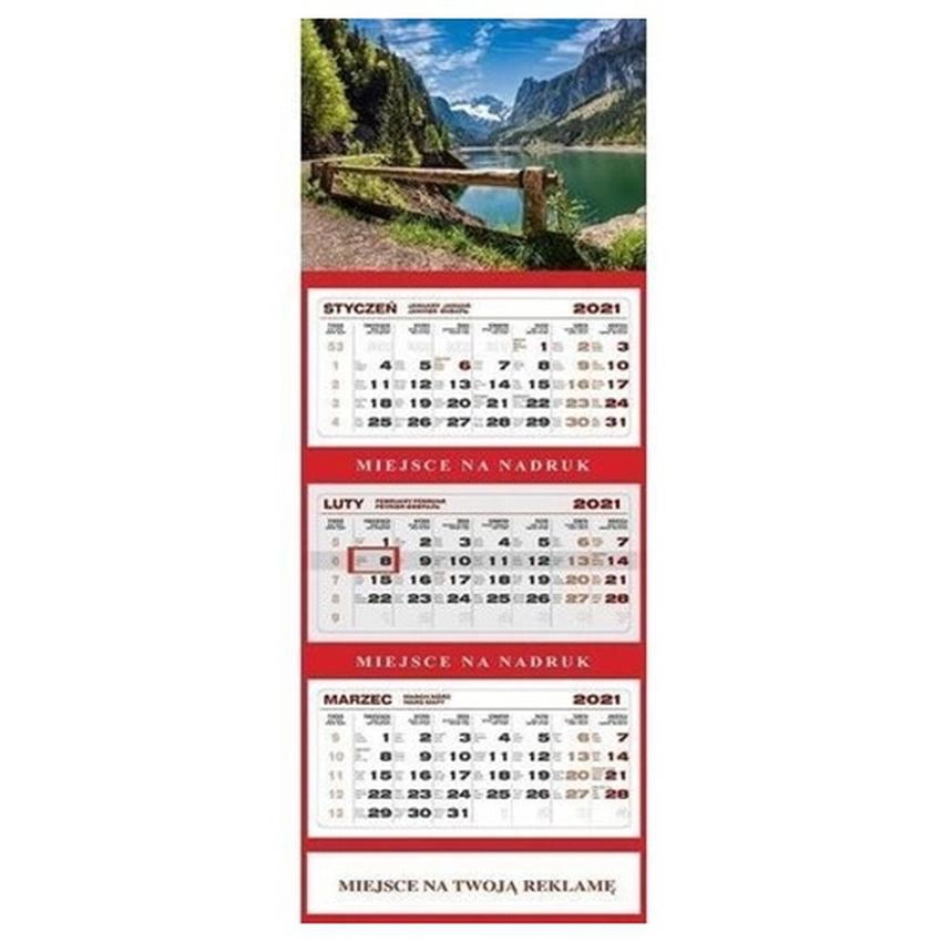 KALENDARZ WISZĄCY TRÓJDZIELNY
