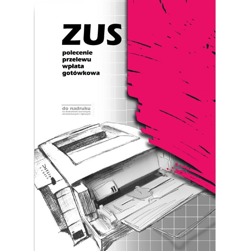 ZUS POLECENIE PRZELEWU - WPŁATA GOTÓWKOWA F-101-2