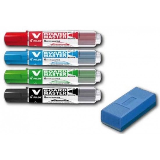 ZESTAW - MARKERY V-BOARD MASTER BG + GĄBKA