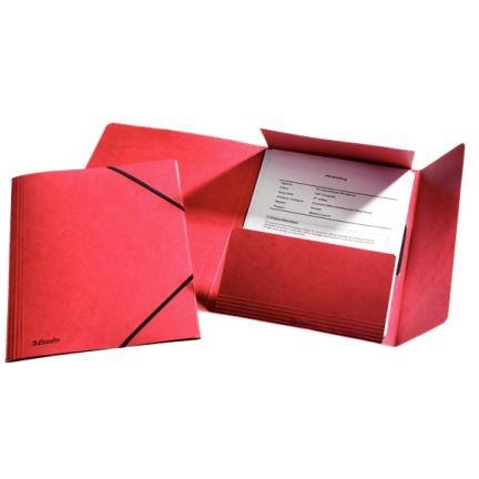 TECZKA PRESZPANOWA Z GUMKAMI ESSELTE RAINBOW