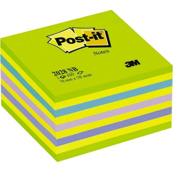 KOSTKI SAMOPRZYLEPNE POST-IT CUKIERKOWE