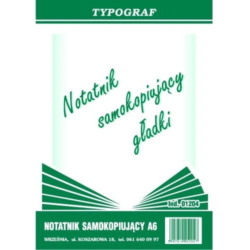 NOTES SAMOKOPIUJĄCY GŁADKI (A6) N-115-5 
