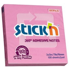 NOTESY SAMOPRZYLEPNE STICKN 360 STOPNI