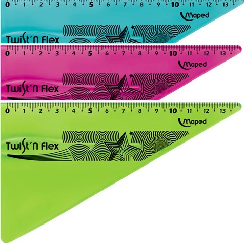 EKIERKA NIEŁAMLIWA TWIST 15 CM