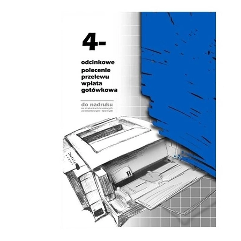 4-ODCINKOWE POLECENIE PRZELEWU - WPŁATA GOTÓWKOWA F-112-2