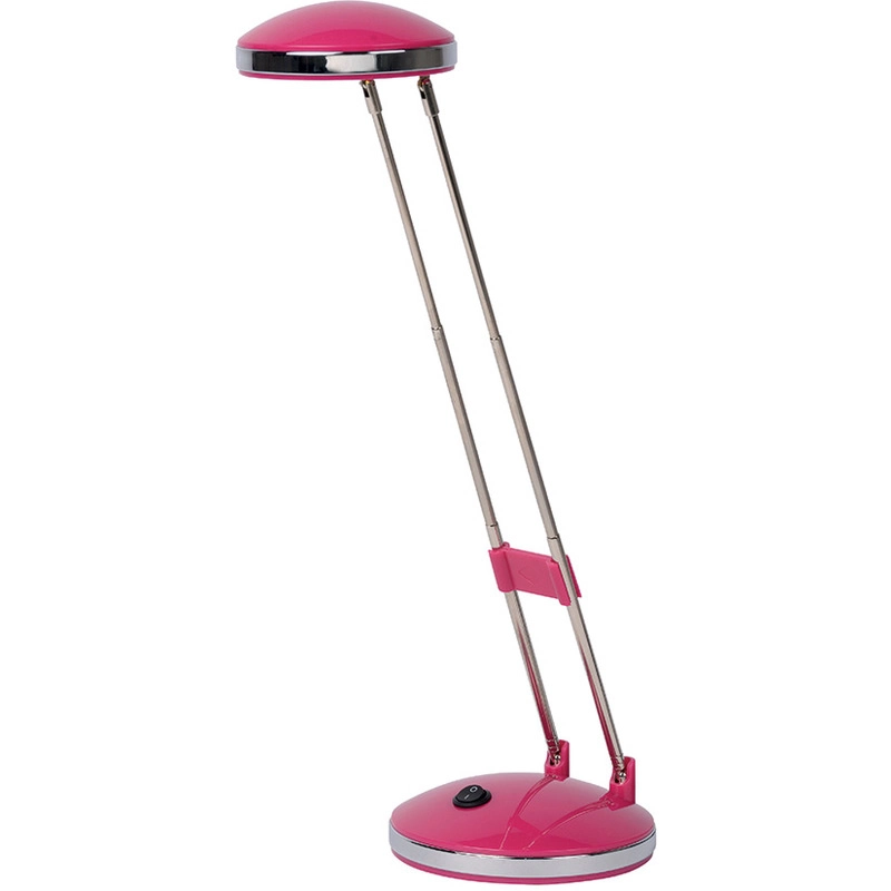 RÓŻOWA LAMPKA BIURKOWA LED OFFICE PRODUCTS SKŁADANA