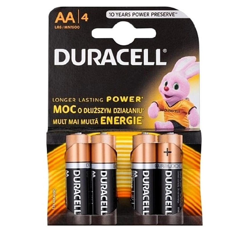 BATERIE ALKALICZNE DURACELL LR6 AA MN1500 K2 BASIC