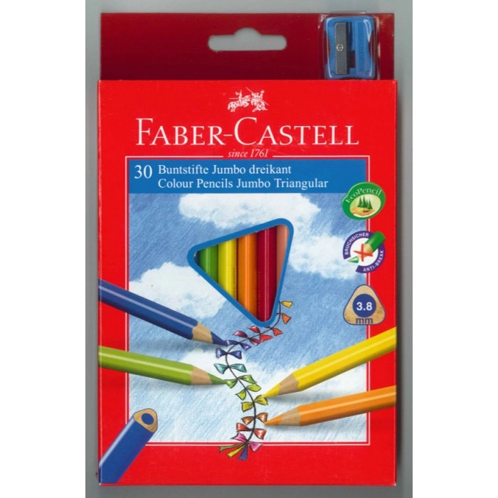 KREDKI TRÓJKĄTNE FABER-CASTELL 