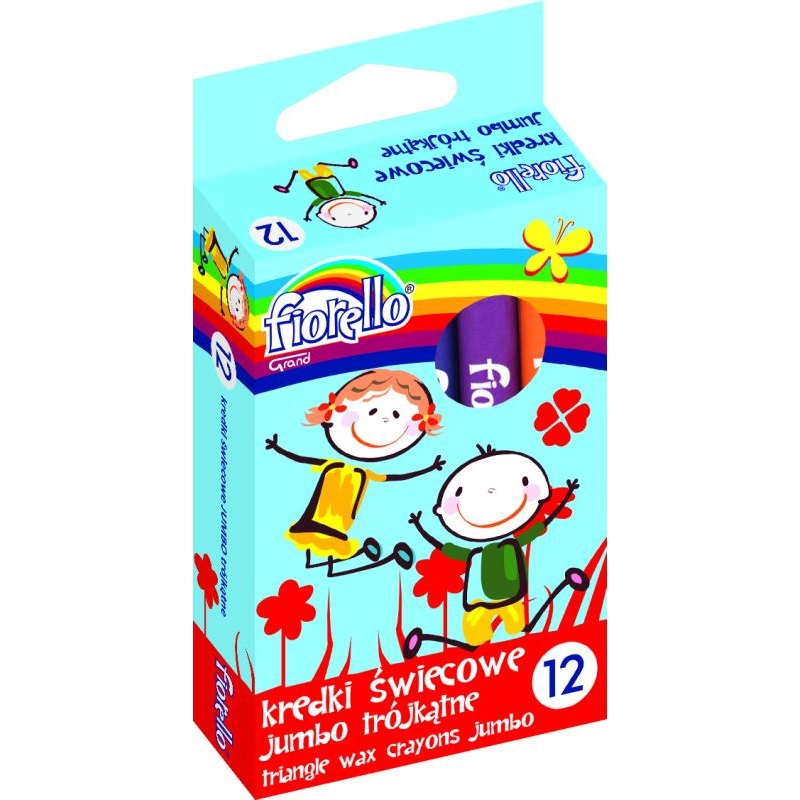 KREDKI ŚWIECOWE TRÓJKĄTNE JUMBO FIORELLO