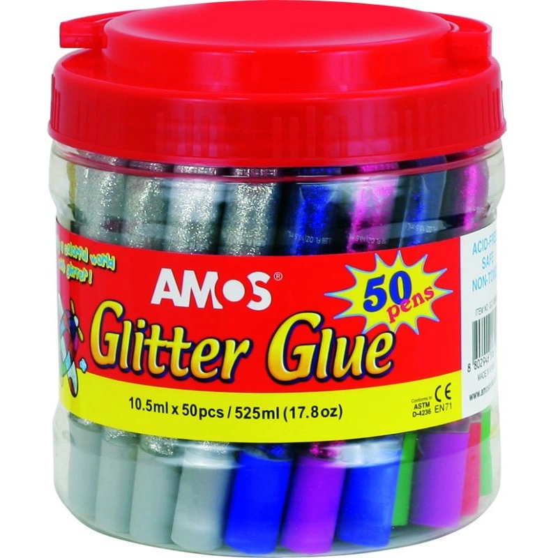 KLEJ Z BROKATEM 10.5 ML AMOS