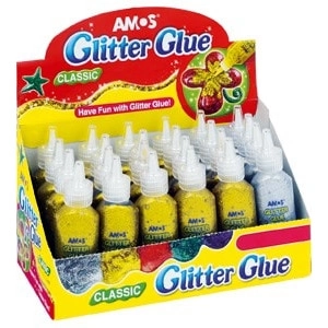 KLEJ Z BROKATEM AMOS 22 ML 