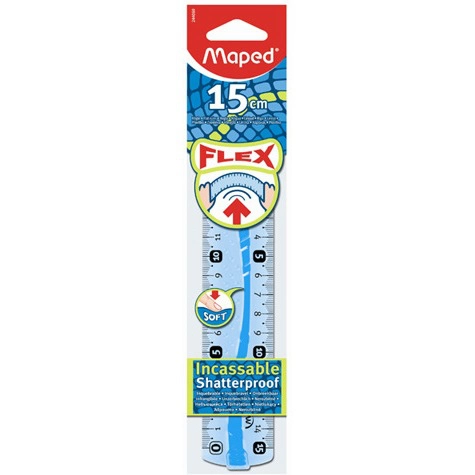 LINIJKA NIEŁAMLIWA FLEX (NIEBIESKIE I ZIELONE)