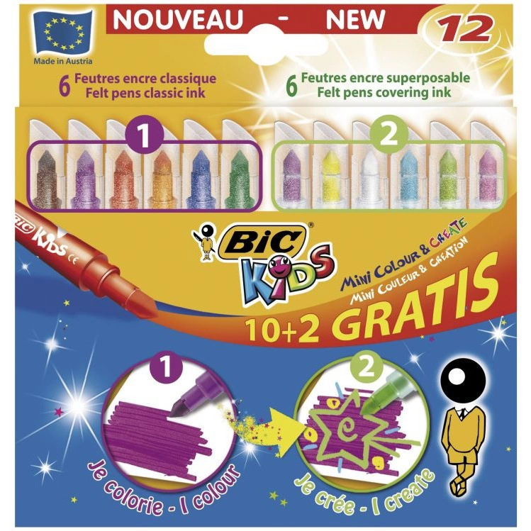 FLAMASTRY BIC MINI COLOUR&CREATE 