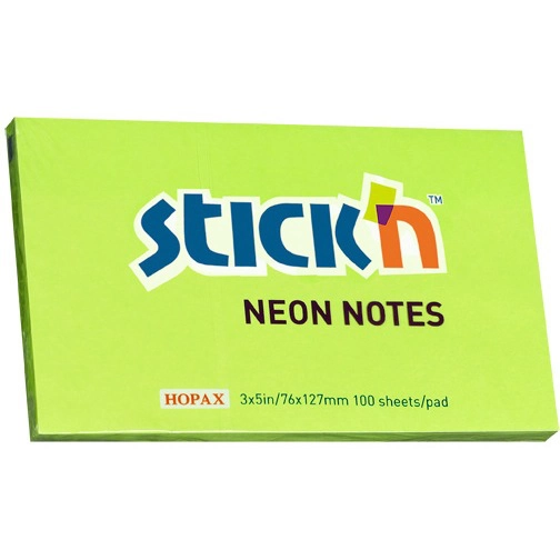 KARTECZKI STICK N 76 X 127 MM NEONOWE KOLORY